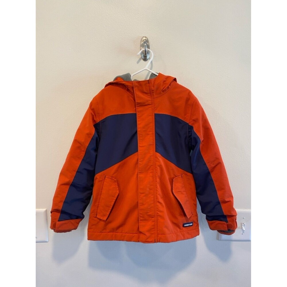Lands' End Kids Squall Waterproof Insulated Jacket size 4 snow coat winter